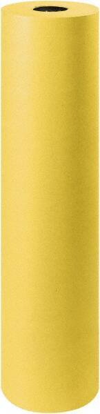 Made in USA - 1,000' Long x 36" Wide Roll of Colored Kraft Paper - 50 Lb Paper Weight - Exact Tool & Supply