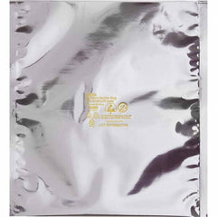 Made in USA - 4 x 24", 3.6 mil Moisture Barrier Bag - Silver - Exact Tool & Supply