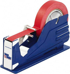 Tape Logic - 1" Wide, Single Roll, Manual Table/Desk Tape Dispenser - Metal, Unlimited Dispensed Tape Length - Exact Tool & Supply
