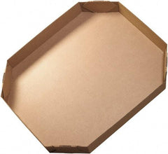 Made in USA - 38" Wide x 46" Long x 6" High Heavy Duty Corrugated Box - 1 Wall, Kraft (Color), 95 Lb Capacity - Exact Tool & Supply