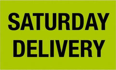 Tape Logic - 5" Long, Fluorescent Green Paper Shipping Label - For Multi-Use - Exact Tool & Supply