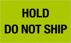 Tape Logic - 5" Long, Fluorescent Green Paper Shipping Label - For Multi-Use - Exact Tool & Supply
