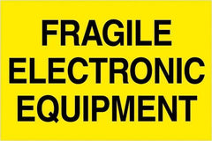 Tape Logic - 3" Long, Fluorescent Yellow Paper Shipping Label - For Multi-Use - Exact Tool & Supply