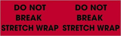 Tape Logic - 10" Long, Fluorescent Red Paper Shipping Label - For Multi-Use - Exact Tool & Supply