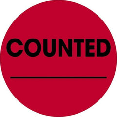 Tape Logic - 2" Long, Fluorescent Red Paper Inventory Labels - For Multi-Use - Exact Tool & Supply