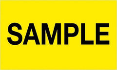 Tape Logic - 5" Long, Fluorescent Yellow Paper Shipping Label - For Multi-Use - Exact Tool & Supply