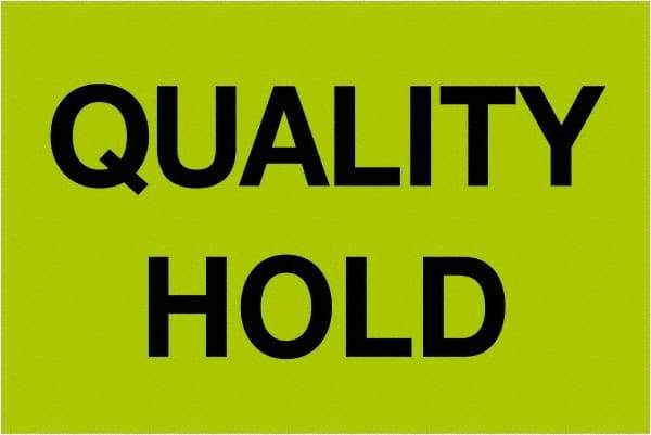 Tape Logic - 3" Long, Fluorescent Green Paper Inventory Labels - For Multi-Use - Exact Tool & Supply