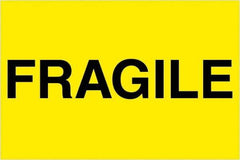 Tape Logic - 3" Long, Fluorescent Yellow Paper Shipping Label - For Multi-Use - Exact Tool & Supply