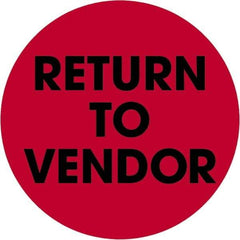 Tape Logic - 2" Long, Fluorescent Red Paper Inventory Labels - For Multi-Use - Exact Tool & Supply