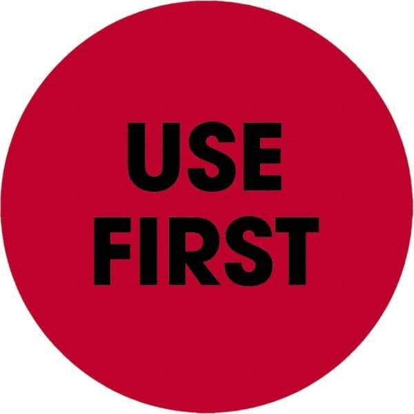 Tape Logic - 2" Long, Fluorescent Red Paper Inventory Labels - For Multi-Use - Exact Tool & Supply