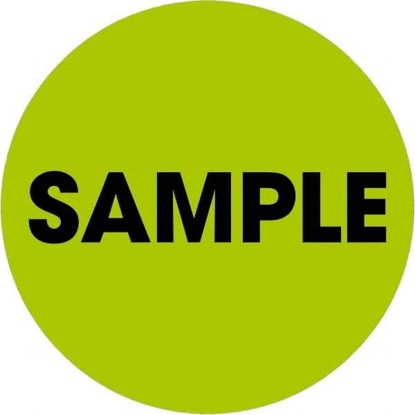 Tape Logic - 2" Long, Fluorescent Green Paper Inventory Labels - For Multi-Use - Exact Tool & Supply