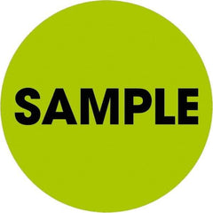 Tape Logic - 2" Long, Fluorescent Green Paper Inventory Labels - For Multi-Use - Exact Tool & Supply