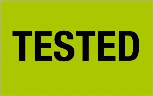 Tape Logic - 2" Long, Fluorescent Green Paper Shipping Label - For Multi-Use - Exact Tool & Supply