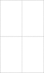 Tape Logic - 7" Long, White Paper Laser Label - For Laser Printers - Exact Tool & Supply