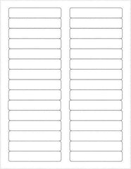 Tape Logic - 3-7/16" Long, White Paper Laser Label - For Laser Printers - Exact Tool & Supply