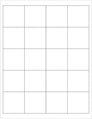 Tape Logic - 2" Long, White Polyester Laser Label - For Laser Printers - Exact Tool & Supply