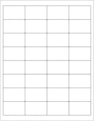 Tape Logic - 2" Long, White Paper Laser Label - For Laser Printers - Exact Tool & Supply