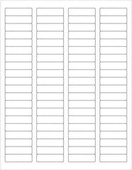 Tape Logic - 1-3/4" Long, White Paper Laser Label - For Laser Printers - Exact Tool & Supply