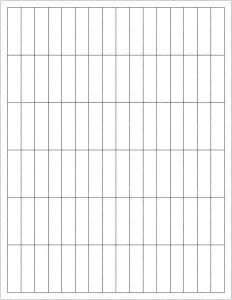 Tape Logic - 1-3/4" Long, White Paper Laser Label - For Laser Printers - Exact Tool & Supply