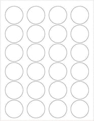 Tape Logic - 1-5/8" Long, White Paper Laser Label - For Laser Printers - Exact Tool & Supply