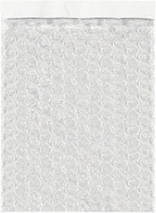 Value Collection - 6 x 6-1/2", Self-Seal Bubble Pouches - Clear - Exact Tool & Supply