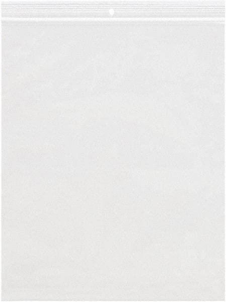 Value Collection - 6 x 6", 4 mil Reclosable Polybags with Hang Hole - Clear - Exact Tool & Supply