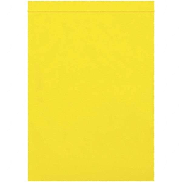 Value Collection - 9 x 12", 2 mil Reclosable Polybags - Yellow - Exact Tool & Supply
