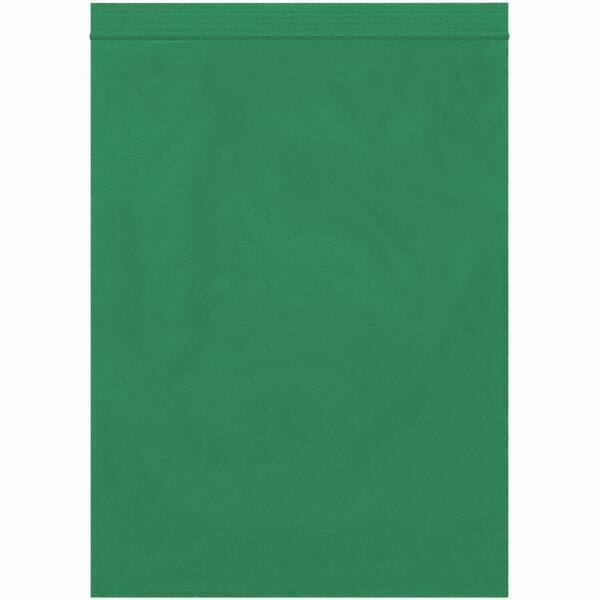 Value Collection - 9 x 12", 2 mil Reclosable Polybags - Green - Exact Tool & Supply