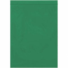 Value Collection - 9 x 12", 2 mil Reclosable Polybags - Green - Exact Tool & Supply