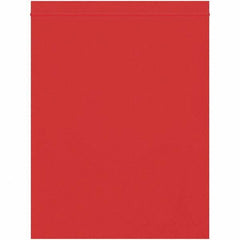 Value Collection - 8 x 10", 2 mil Reclosable Polybags - Red - Exact Tool & Supply