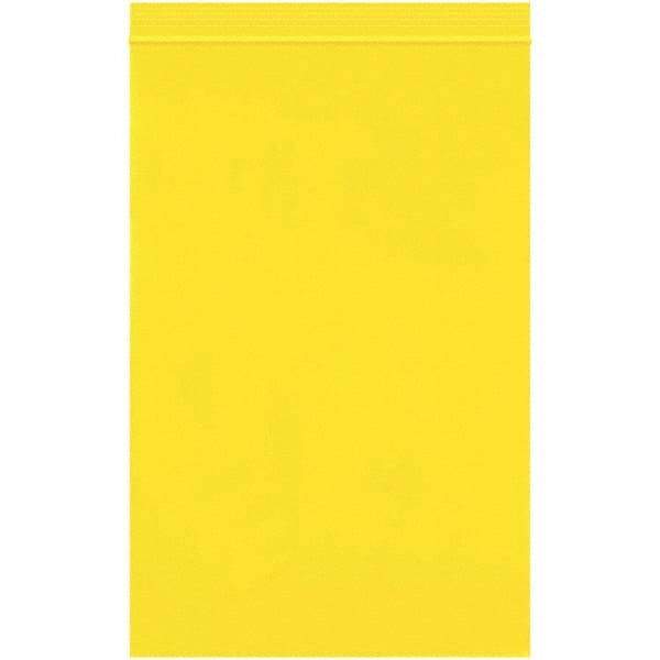 Value Collection - 6 x 9", 2 mil Reclosable Polybags - Yellow - Exact Tool & Supply