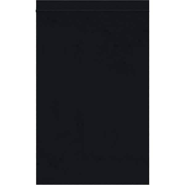 Value Collection - 6 x 9", 2 mil Reclosable Polybags - Black - Exact Tool & Supply