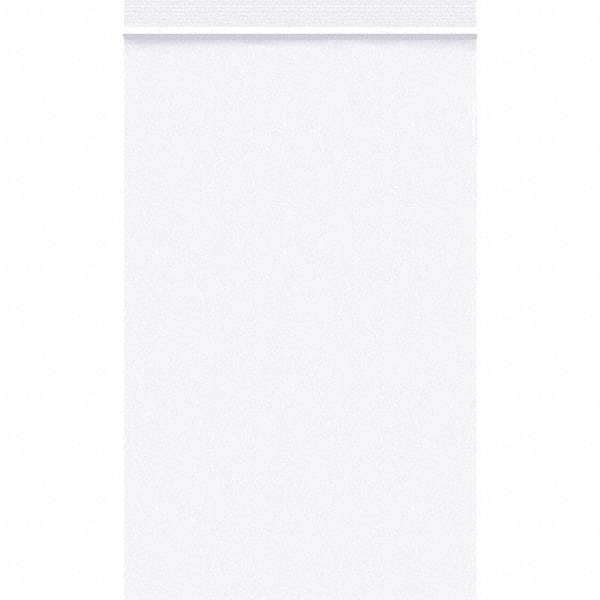 Value Collection - 5 x 8", 2 mil Reclosable Polybags - White - Exact Tool & Supply