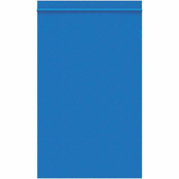 Value Collection - 5 x 8", 2 mil Reclosable Polybags - Blue - Exact Tool & Supply