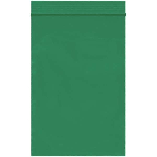Value Collection - 4 x 6", 2 mil Reclosable Polybags - Green - Exact Tool & Supply