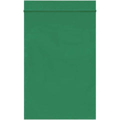 Value Collection - 4 x 6", 2 mil Reclosable Polybags - Green - Exact Tool & Supply