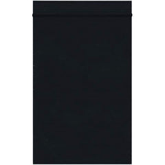 Value Collection - 4 x 6", 2 mil Reclosable Polybags - Black - Exact Tool & Supply