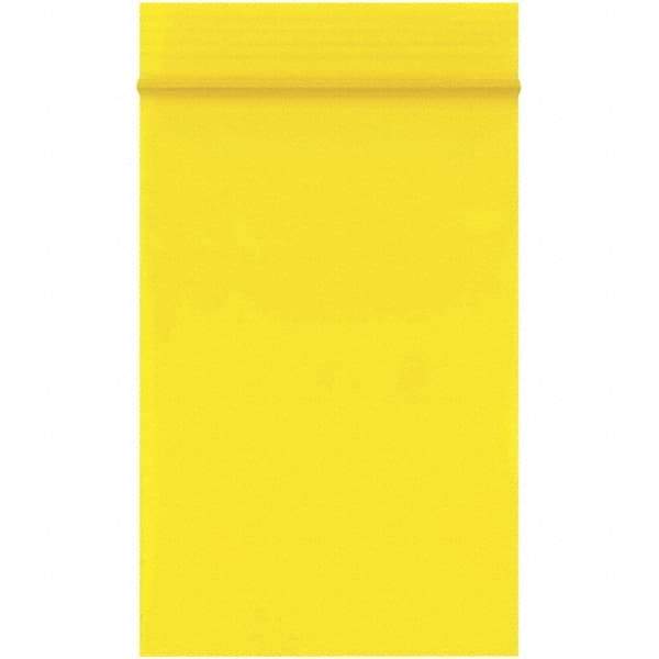 Value Collection - 2 x 3", 2 mil Reclosable Polybags - Yellow - Exact Tool & Supply