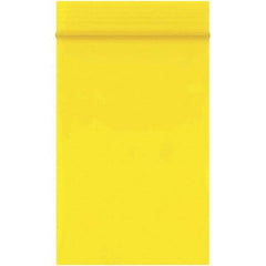 Value Collection - 2 x 3", 2 mil Reclosable Polybags - Yellow - Exact Tool & Supply