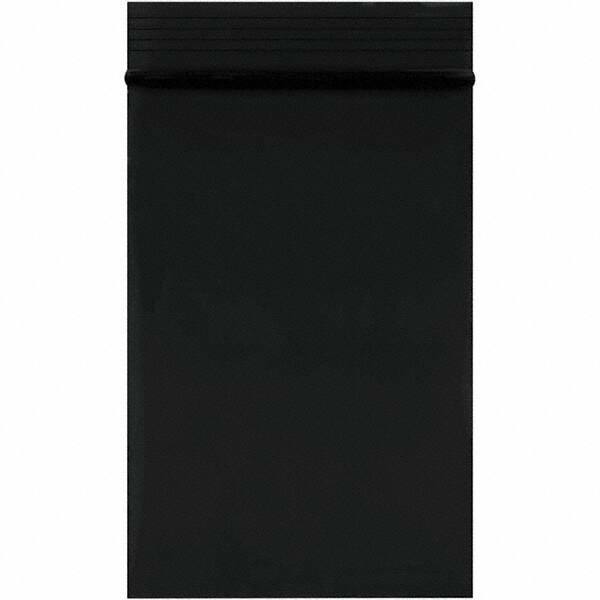 Value Collection - 2 x 3", 2 mil Reclosable Polybags - Black - Exact Tool & Supply