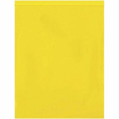 Value Collection - 12 x 15", 2 mil Reclosable Polybags - Yellow - Exact Tool & Supply