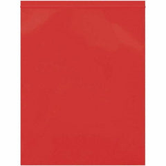 Value Collection - 12 x 15", 2 mil Reclosable Polybags - Red - Exact Tool & Supply