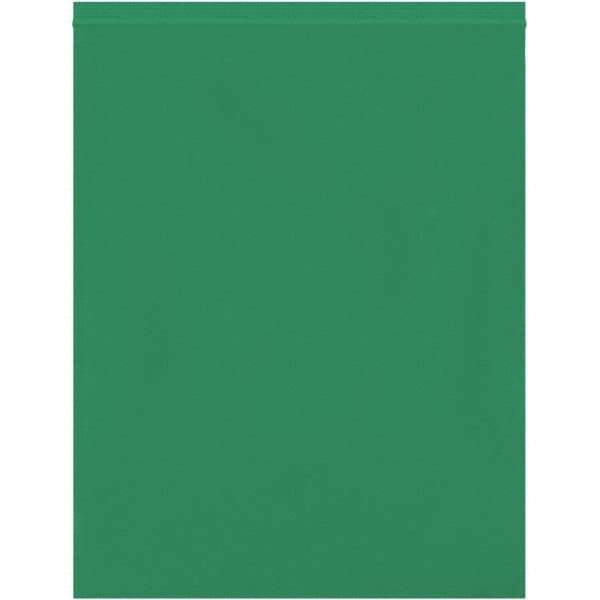 Value Collection - 12 x 15", 2 mil Reclosable Polybags - Green - Exact Tool & Supply