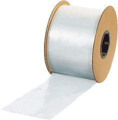 Made in USA - 3 x 3", 2 mil Roll Polybags - Clear - Exact Tool & Supply