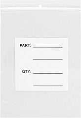Value Collection - 14 x 24", 4 mil Parts Bag with Hang Holes - Clear - Exact Tool & Supply