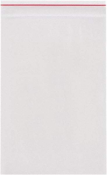 Minigrip - 6 x 8", 4 mil Minigrip Reclosable Polybags - Clear - Exact Tool & Supply