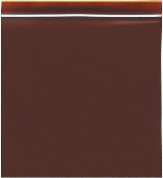 Value Collection - 4 x 6", 3 mil Minigrip Reclosable Lab Guard UV Protection Bags - Amber - Exact Tool & Supply