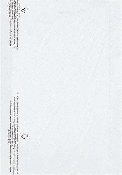 Value Collection - 21 x 30", 0.6 mil Garment Bag - Clear - Exact Tool & Supply