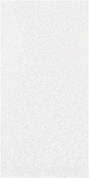 Made in USA - 4 x 8", Flush Cut Foam Pouches - White - Exact Tool & Supply