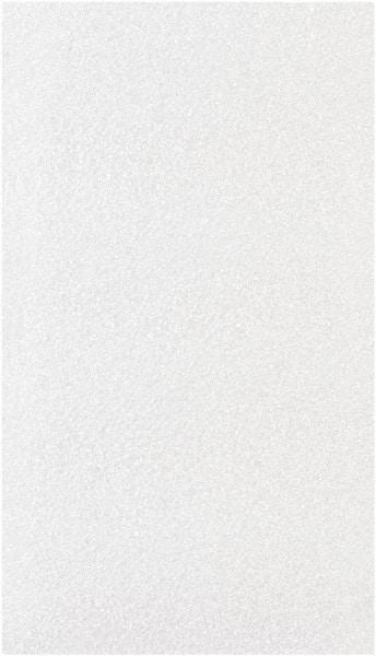 Made in USA - 4 x 7", Flush Cut Foam Pouches - White - Exact Tool & Supply